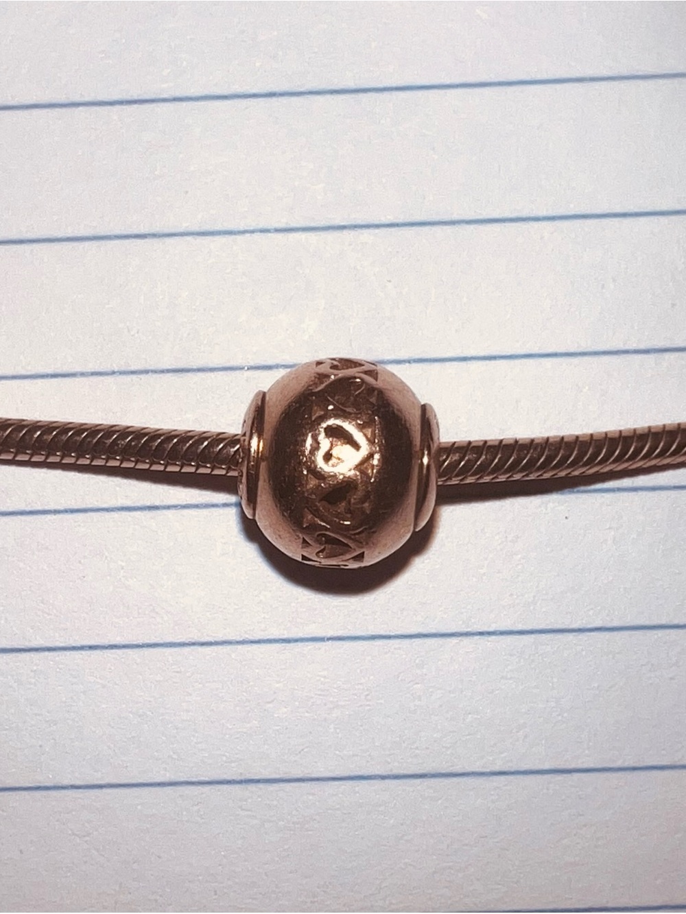 Rose Gold Caring Essence PANDORA Charm for Women’s Bracelet